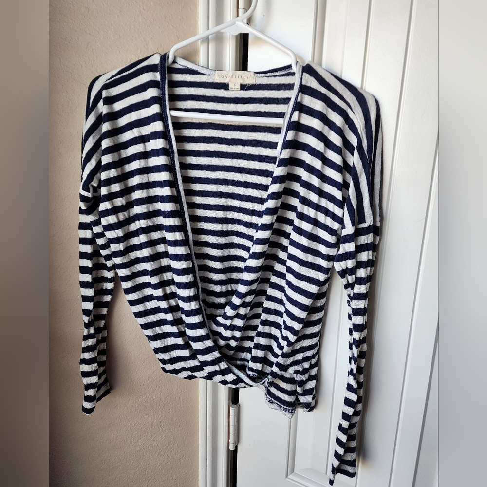 Love stitch casual long sleeve top S